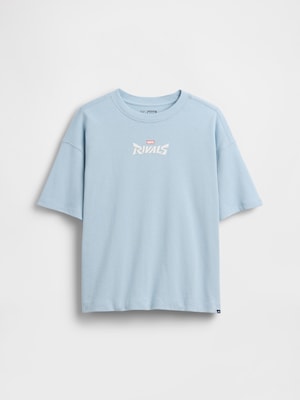 マーベル オーバーサイズ グラフィックTシャツ (キッズ)