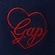 オーバーサイズ GAPハートロゴ Tシャツ (キッズ)