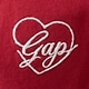 オーバーサイズ GAPハートロゴ Tシャツ (キッズ)
