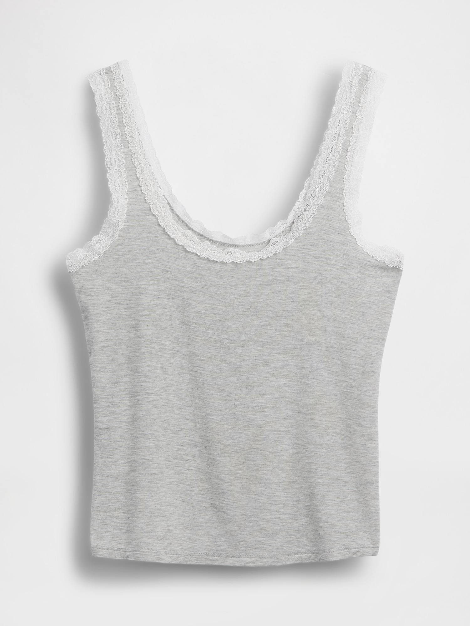 Softest Modal Lace-Trim PJ Tank Top