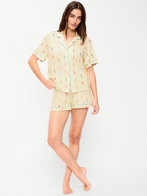 Sunday Sleep Knit Jersey Short Set