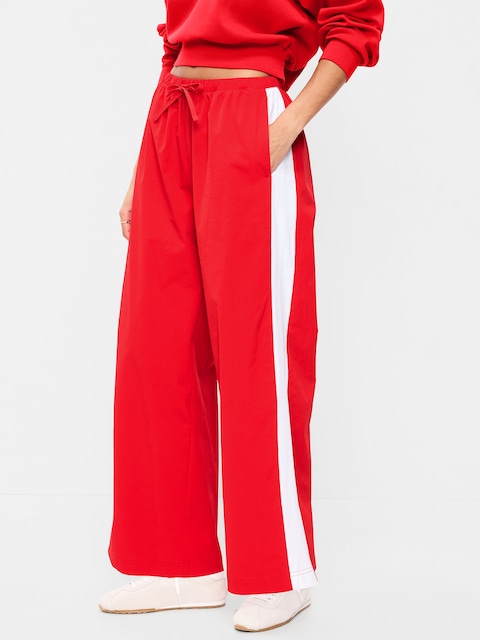 PANTALON TECH TREK JAMBE DROITE À TAILLE HAUTE