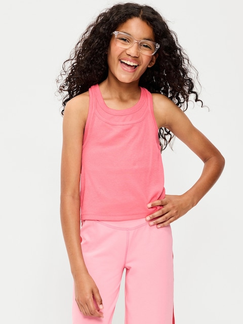 CAMISOLE CÔTELÉE 2 EN 1 POUR FILLE