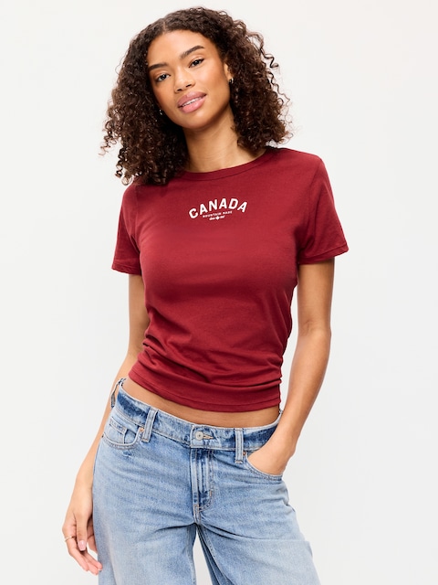 T-SHIRT RAS DU COU À IMPRIMÉ