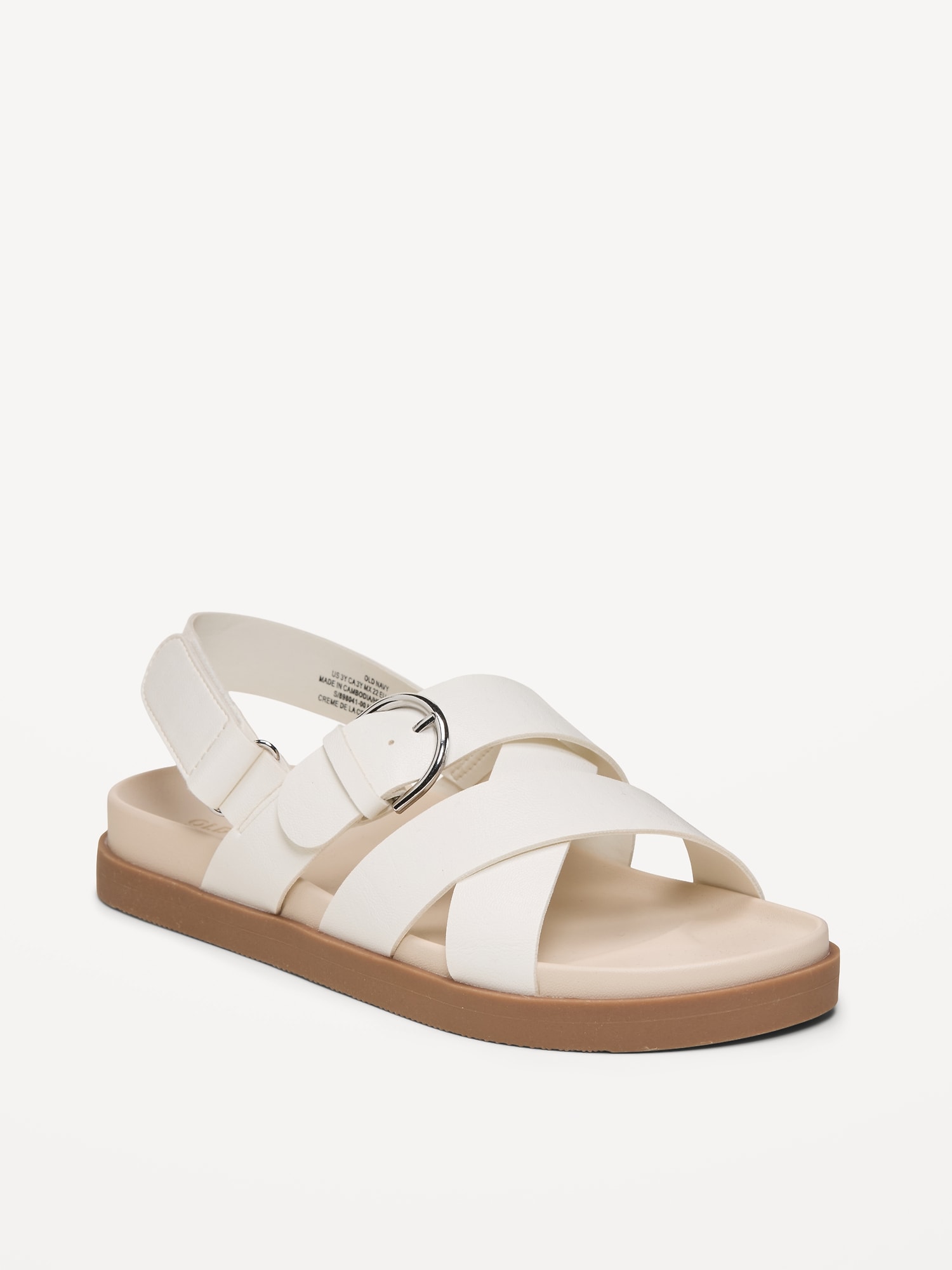 Buckled Double-Strap Sandals for Girls