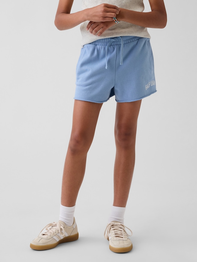 GAPロゴ グラフィック プルオン フレンチテリー ショートパンツ (キッズ)-2