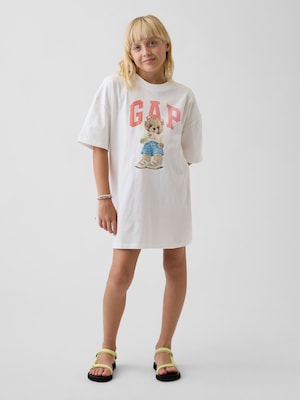 オーバーサイズ GAPロゴ  Tシャツワンピース (キッズ)