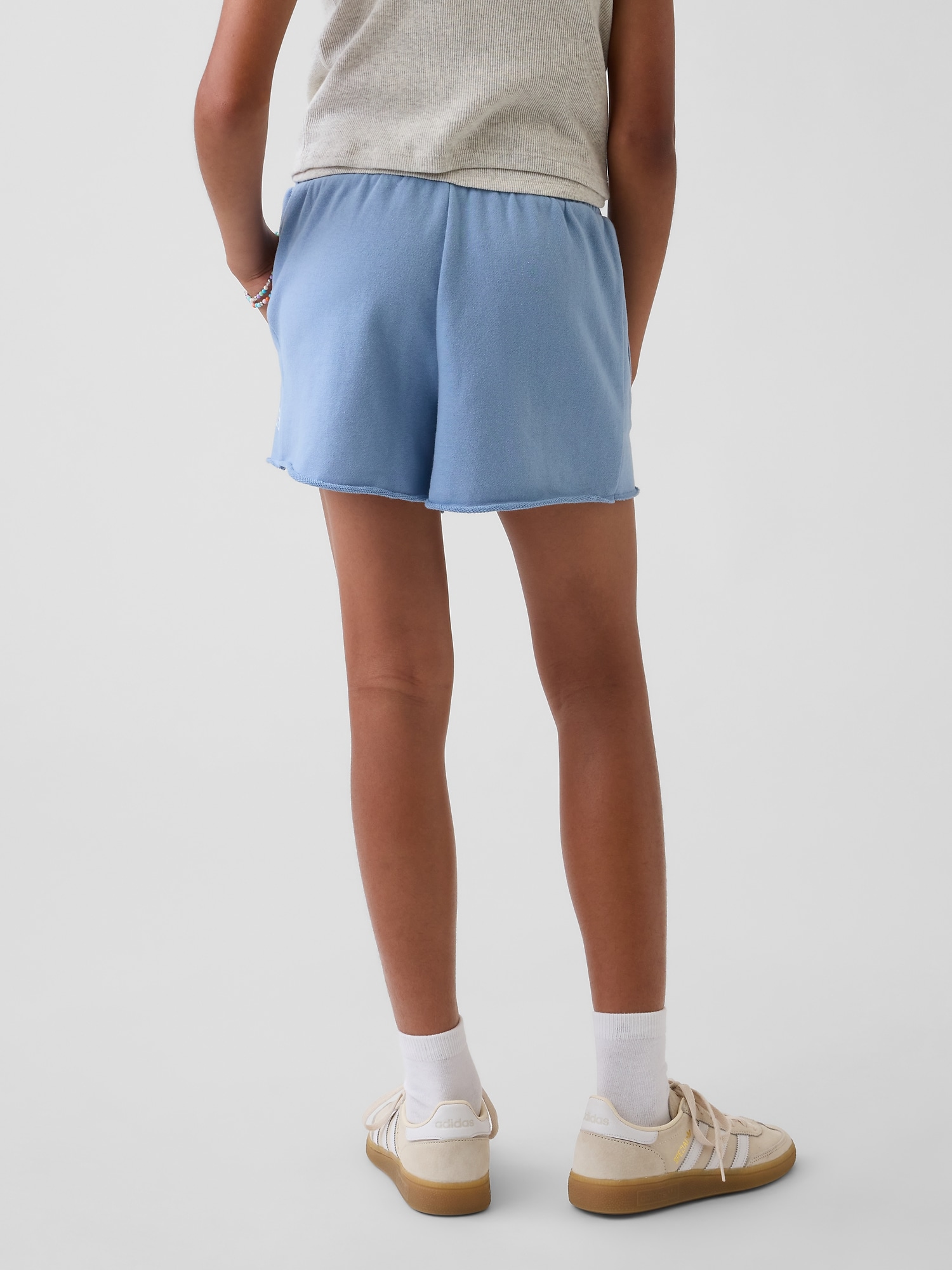 GAPロゴ グラフィック プルオン フレンチテリー ショートパンツ (キッズ)-3
