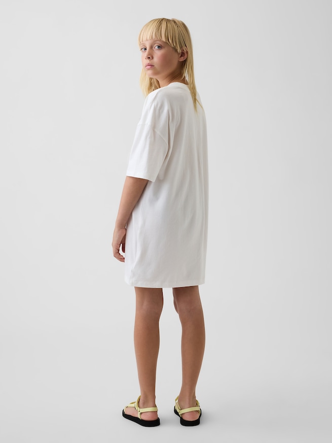 オーバーサイズ GAPロゴ  Tシャツワンピース (キッズ)-2