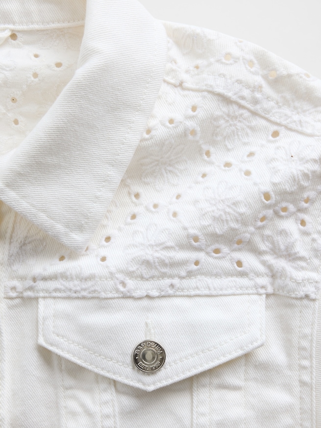 アイレット デニムジャケット (キッズ)-4