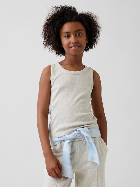 Kid Rib Scoop Tank Top