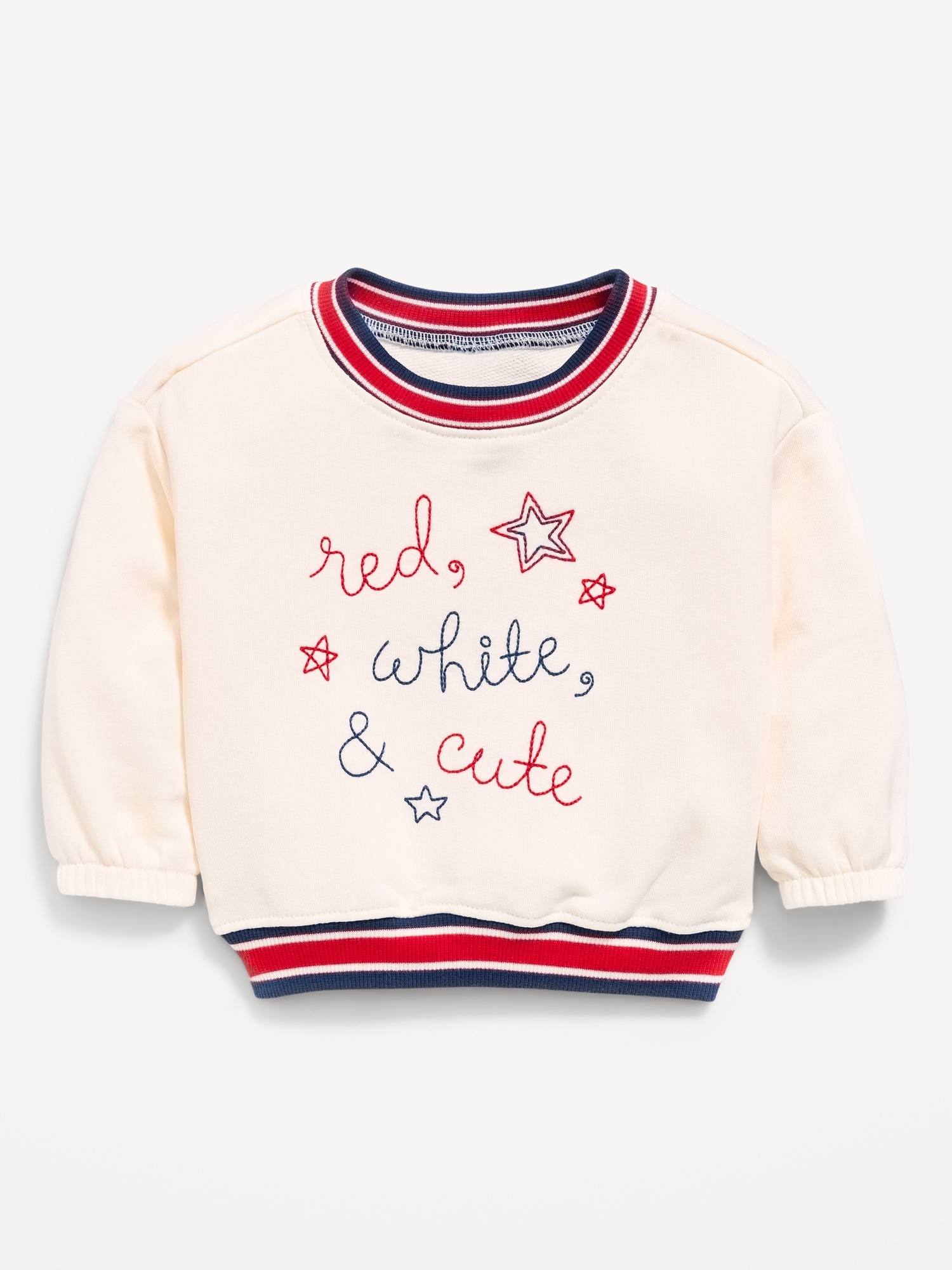 Printed Crew-Neck Sweatshirt for Baby