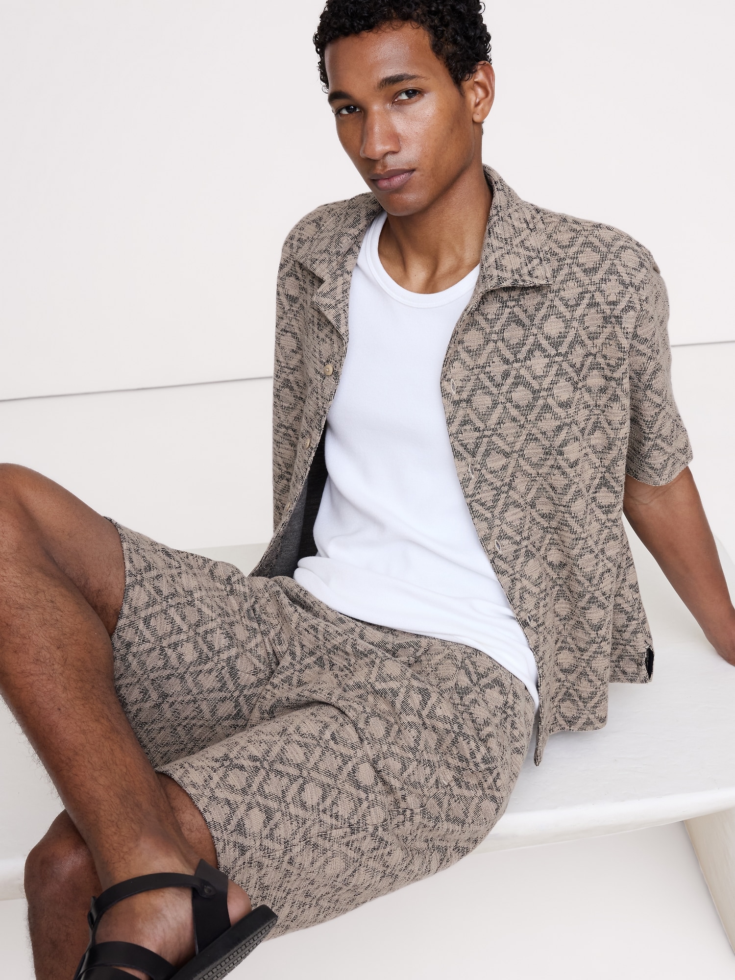 Jacquard Resort Shirt