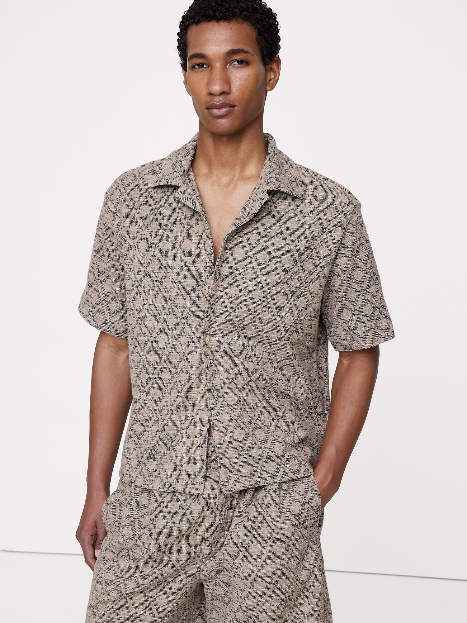 Jacquard Resort Shirt