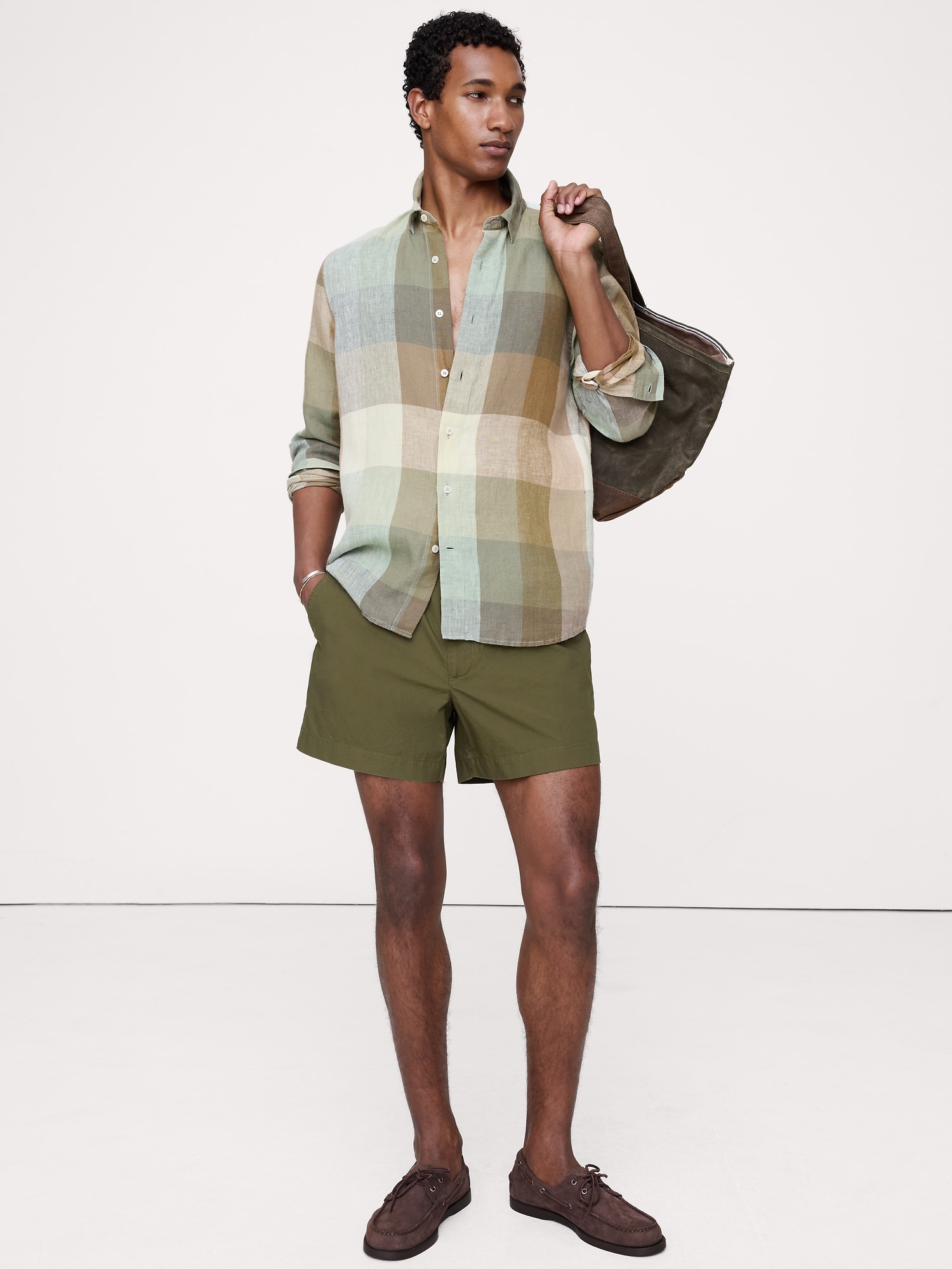 The Weekender 5" Pull-On Short in Cotton