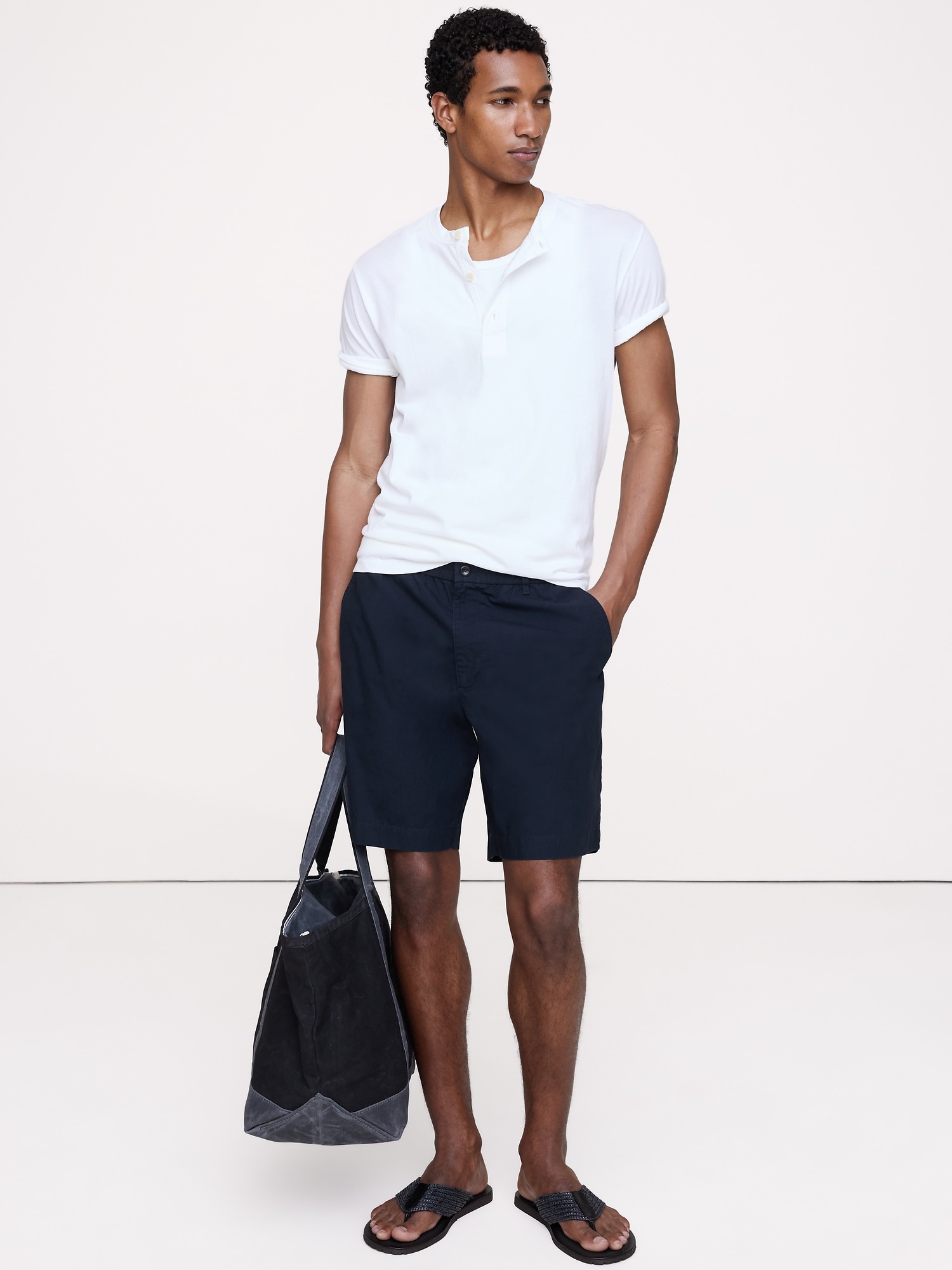 9" Lightweight Cotton Pull-On Short