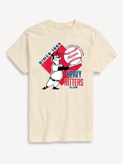 Hamms Heavy Hitters Club Short Sleeve Graphic T-Shirt