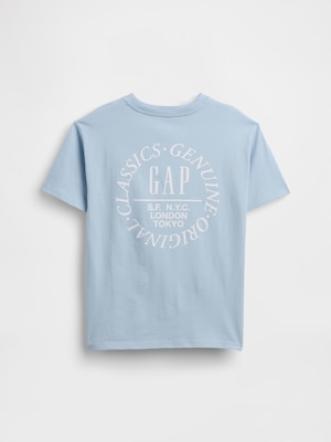 リラックスフィット グラフィック ロゴTシャツ (キッズ)