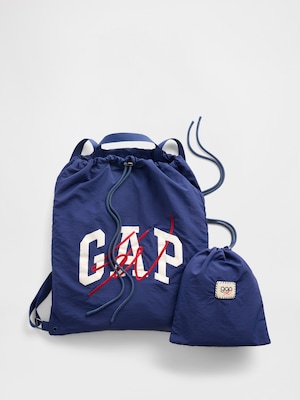 Gap &times; Sean Wotherspoon ロゴ ドローストリング バックパック