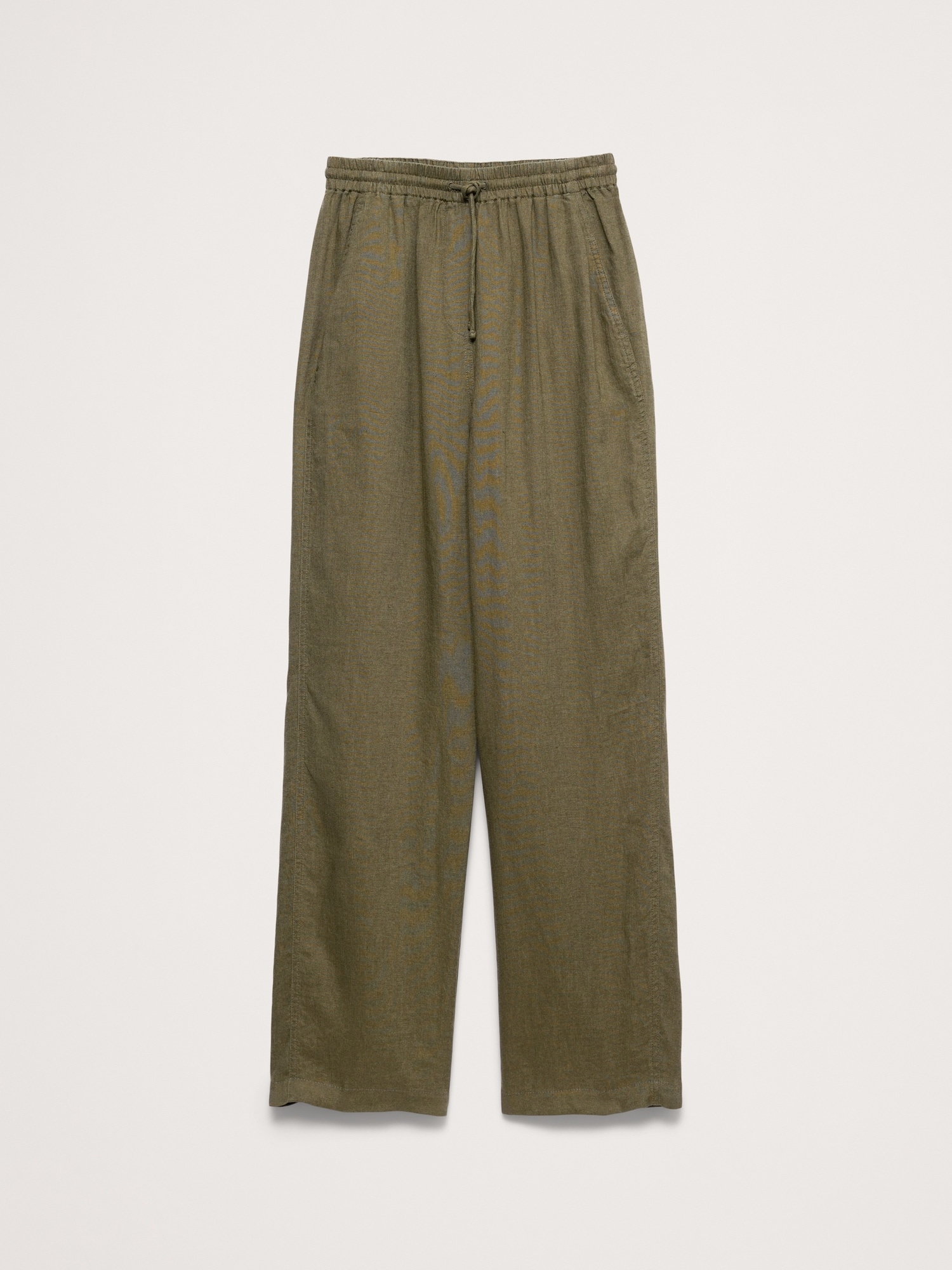 ゲッタウェイ ストレート レッグ プルオン リネン パンツ-4