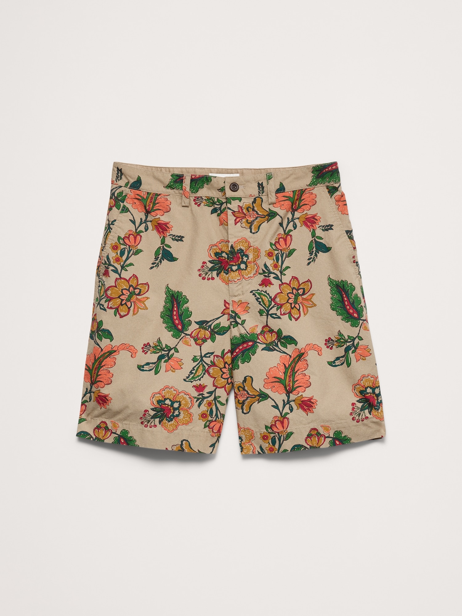 8" Floral Bermuda Short