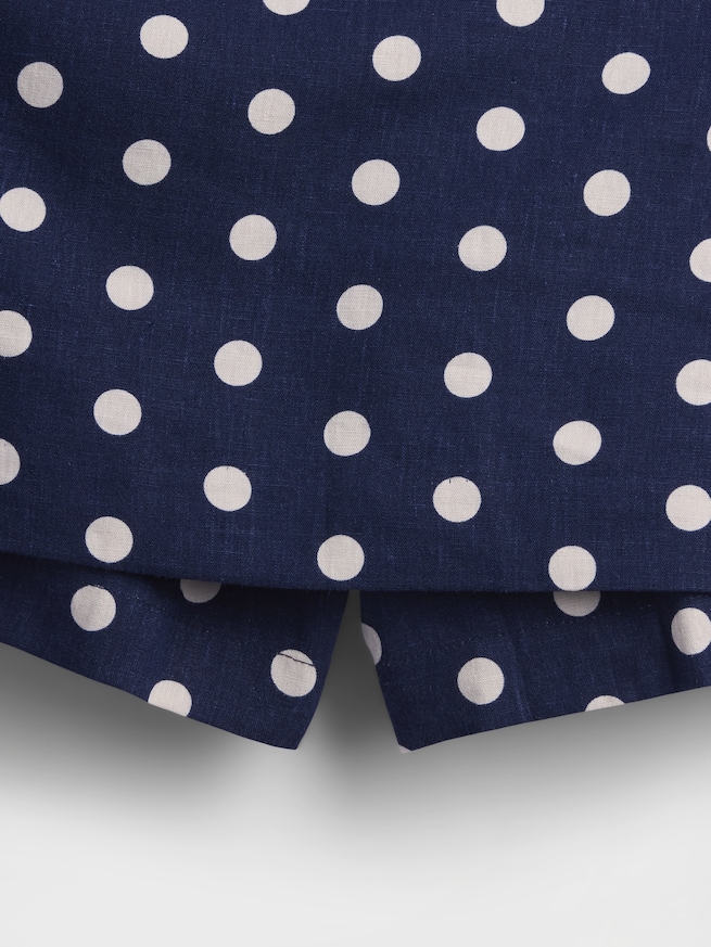 リネンブレンド ミニスカート・スコート-4