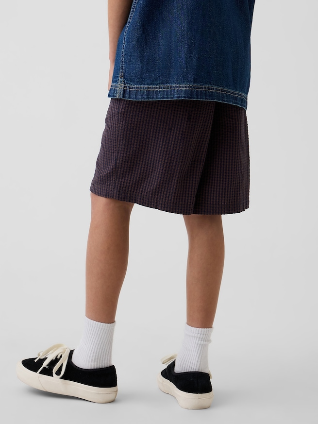 リラックスフィット イージーウエスト バミューダ ショートパンツ (キッズ)-3