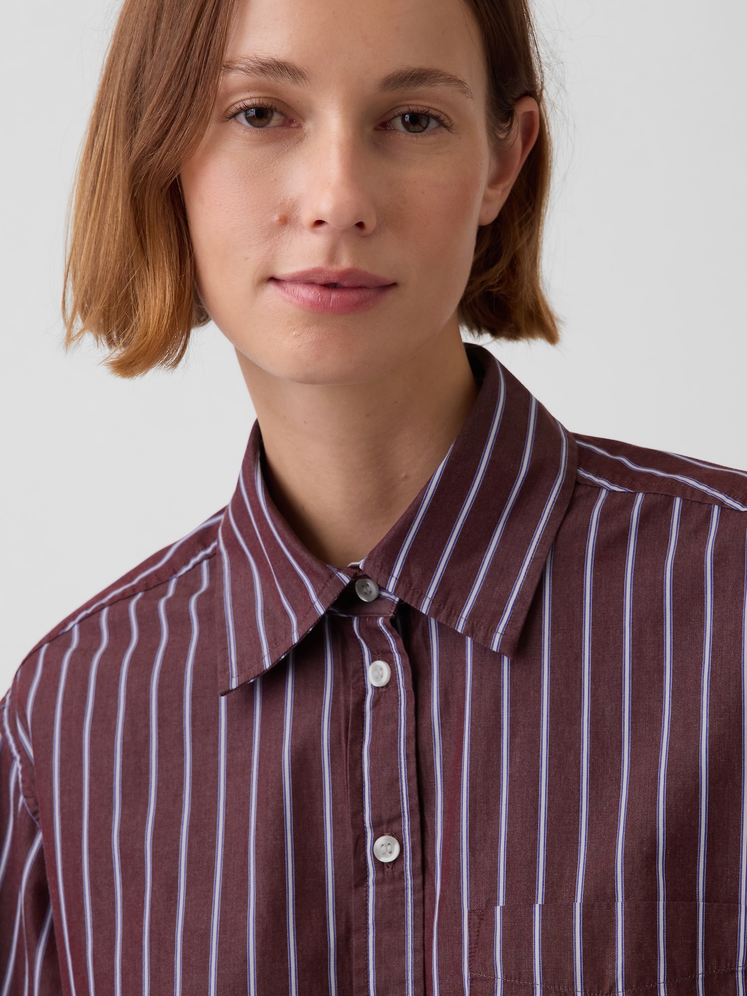 Organic Cotton Poplin Big Shirt