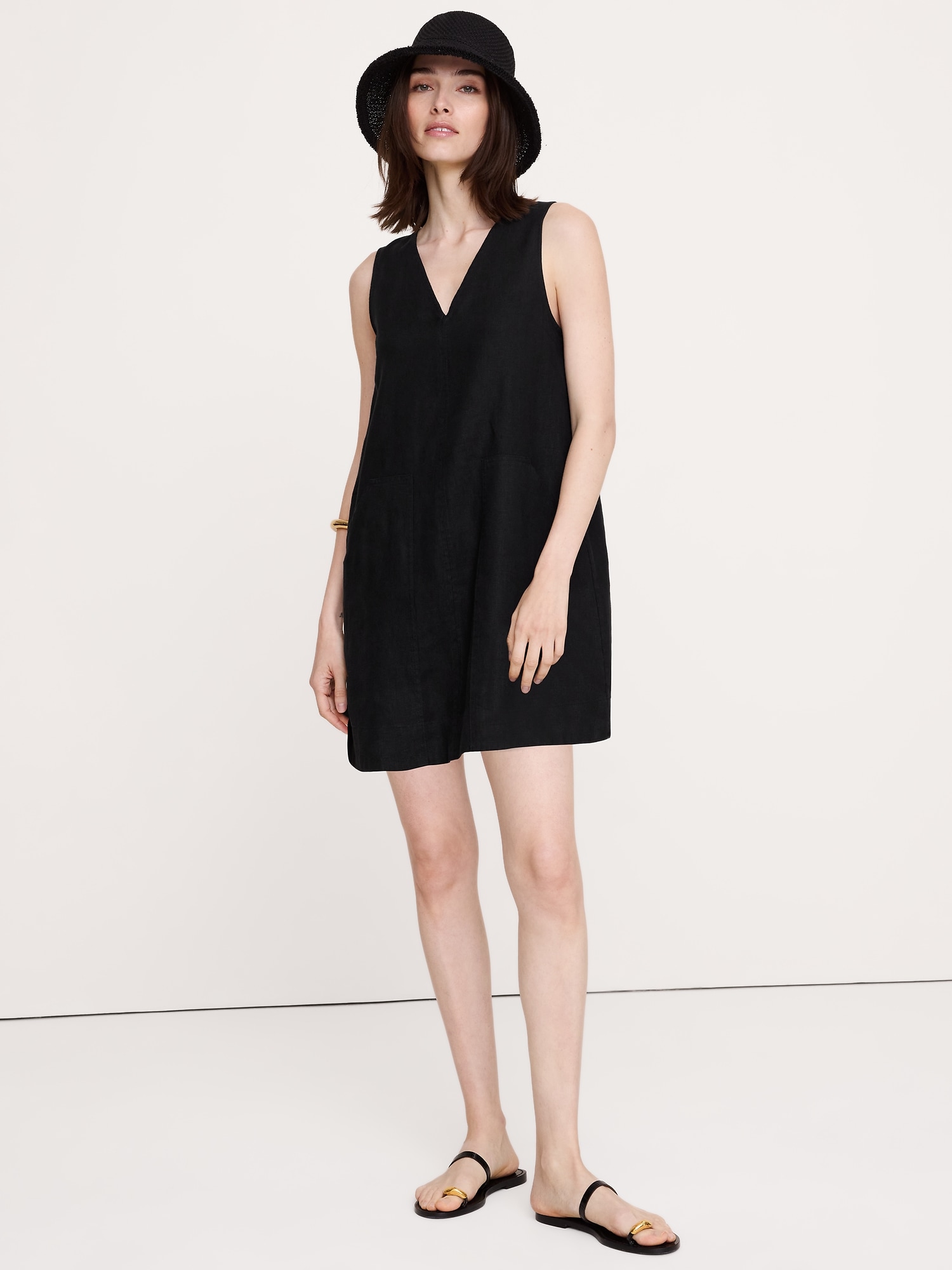 Linen Shift Dress