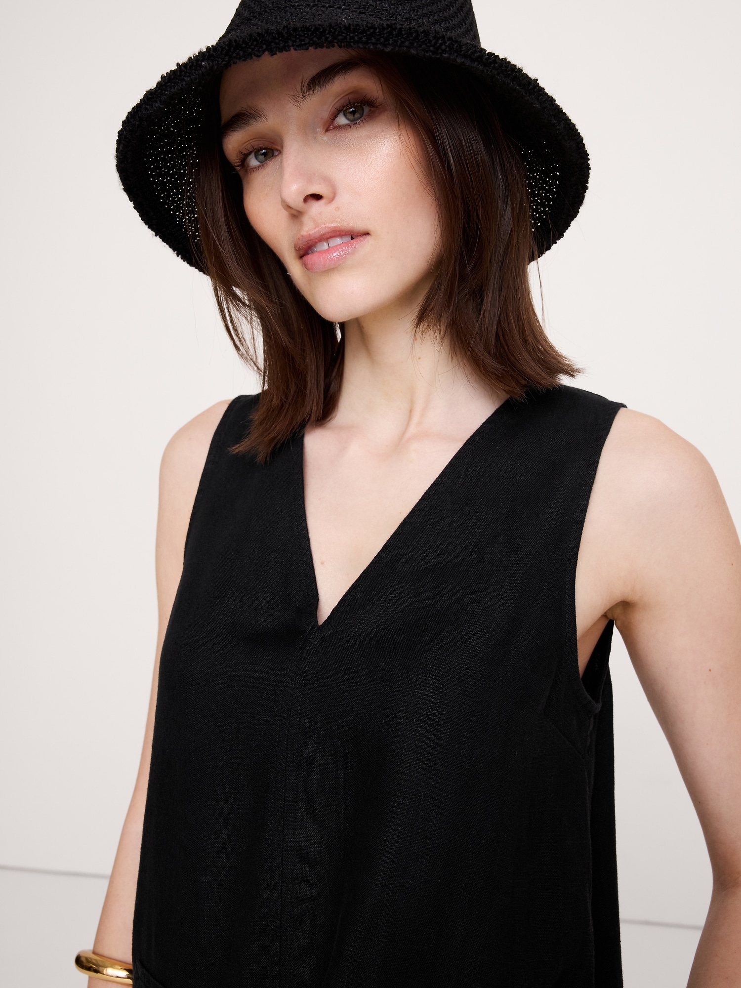Linen Shift Dress