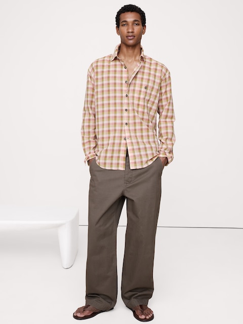 CHEMISE DÉCONTRACTÉE EN COTON D'ÉTÉ LÉGER