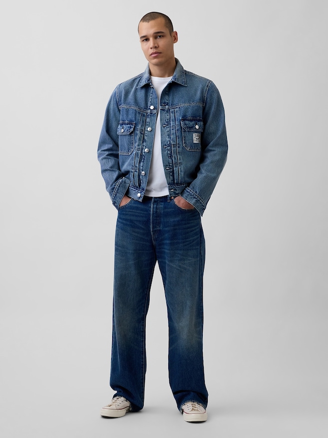 キース・ヘリング アイコンデニムジャケット-2