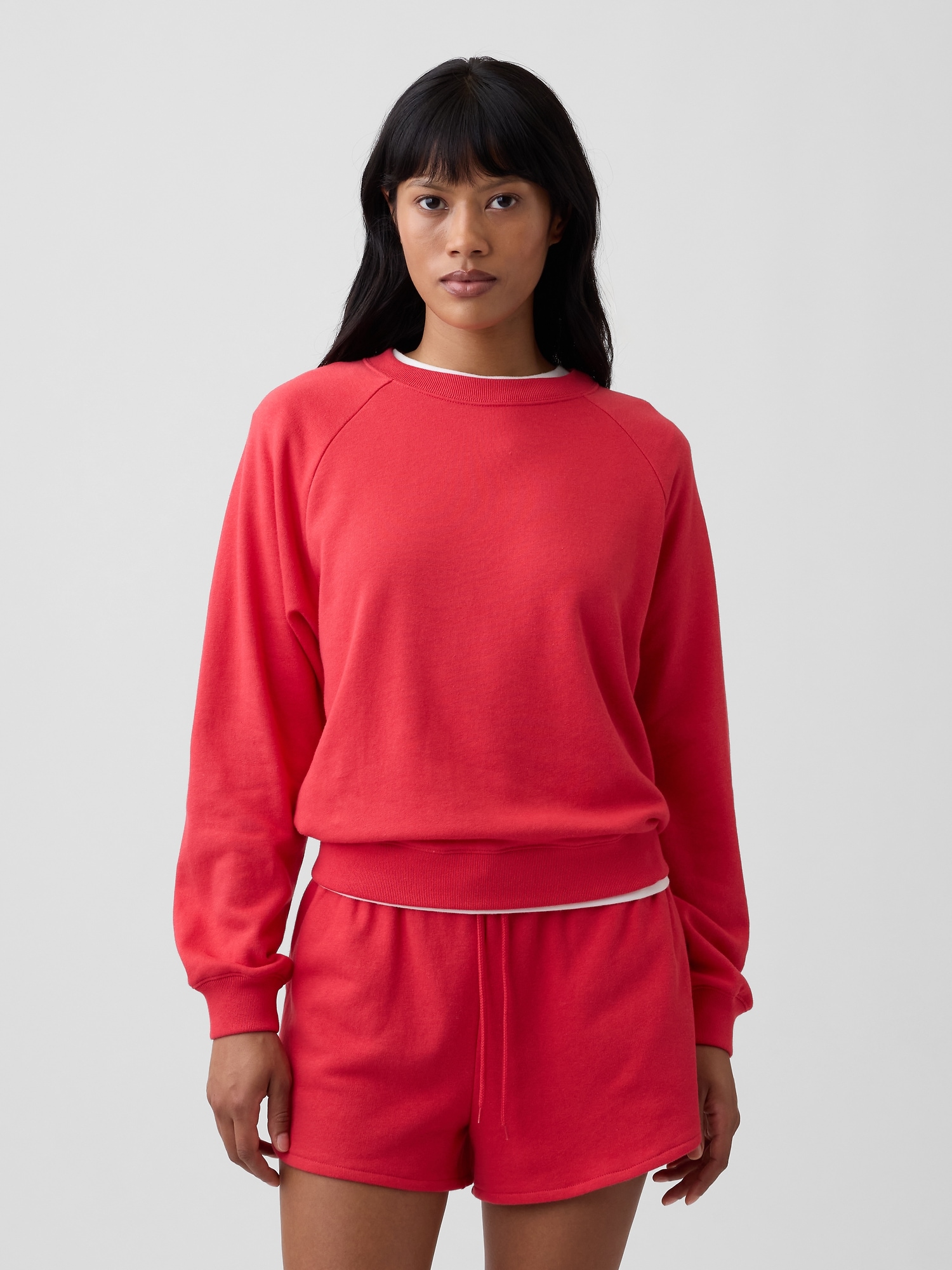 Relaxed French Terry Crewneck Sweatshirt