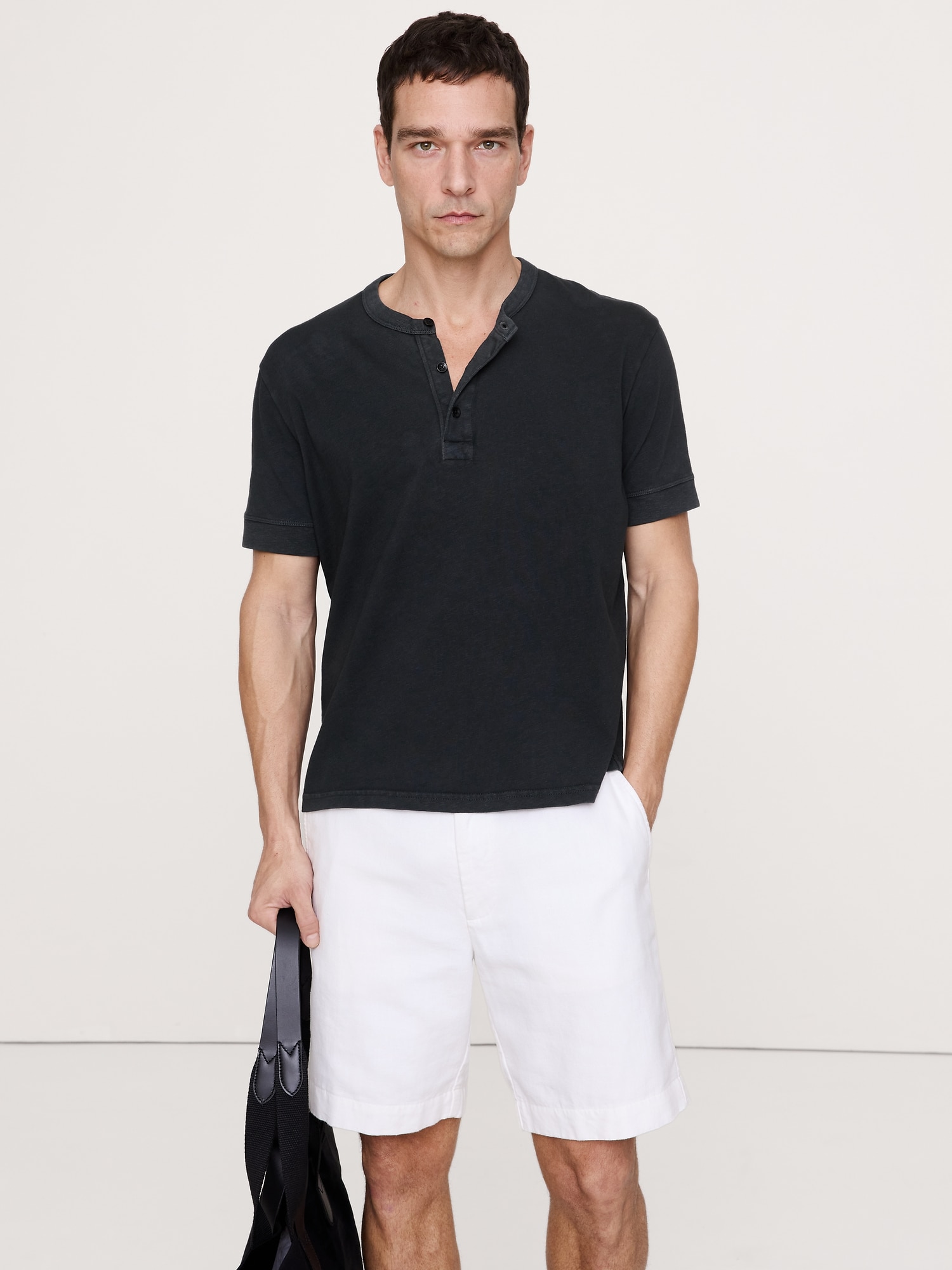 Heirloom Cotton Slub Henley T-Shirt
