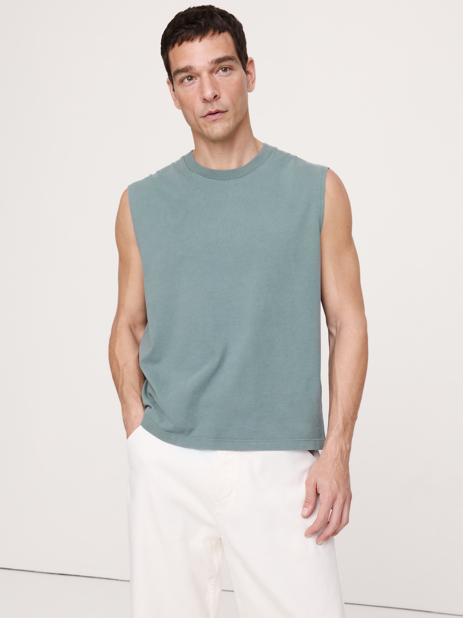 Sueded Cotton Tank