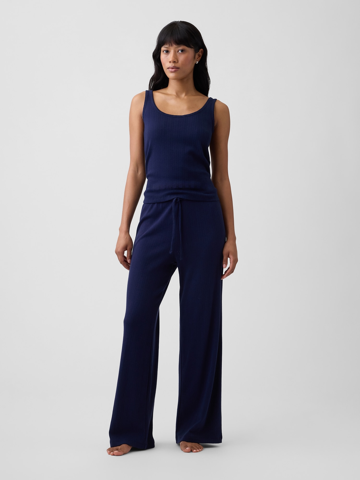 Relaxed Pointelle PJ Pants