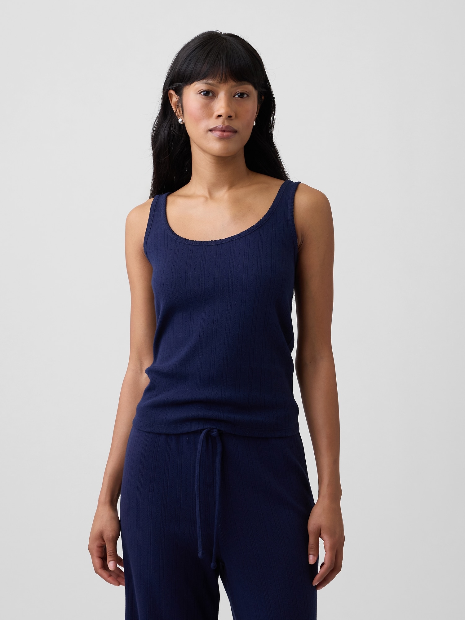 Pointelle PJ Tank Top