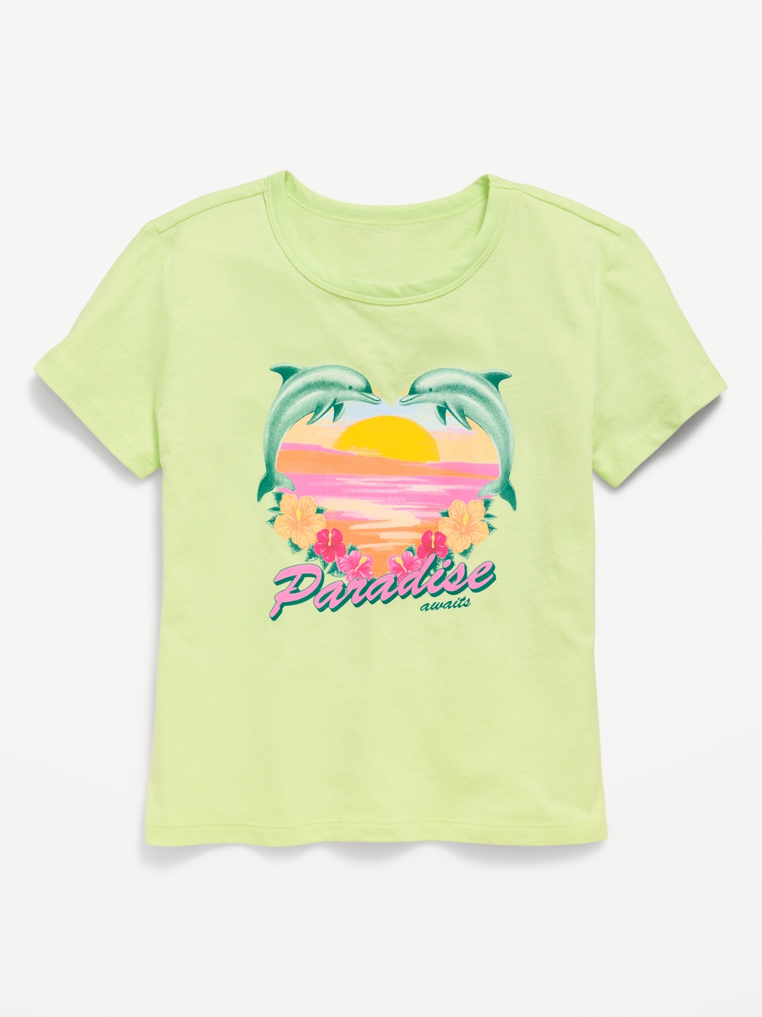 T-SHIRT À MANCHES COURTES À IMPRIMÉ POUR FILLE