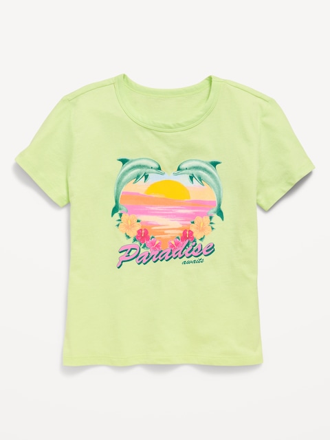 Short-Sleeve Graphic T-Shirt for Girls