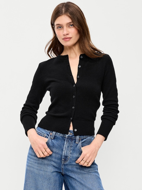 CARDIGAN COURT RAS DU COU SOSOFT