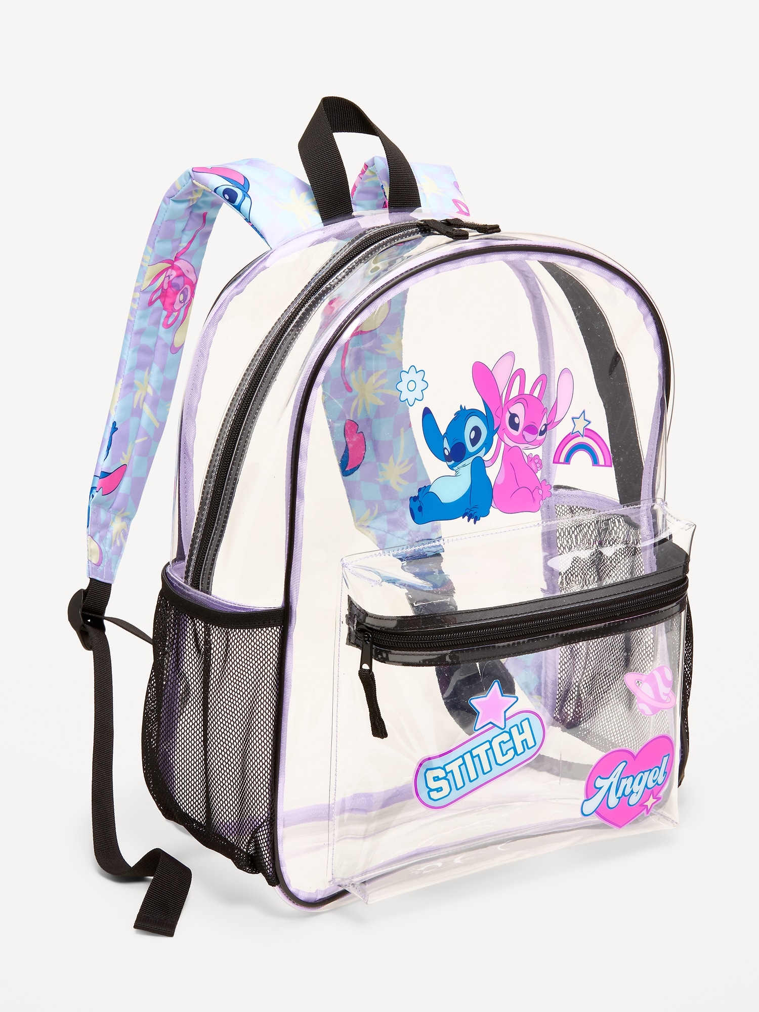 SAC À DOS TRANSPARENT STITCH ET ANGEL DE DISNEY © POUR FILLE