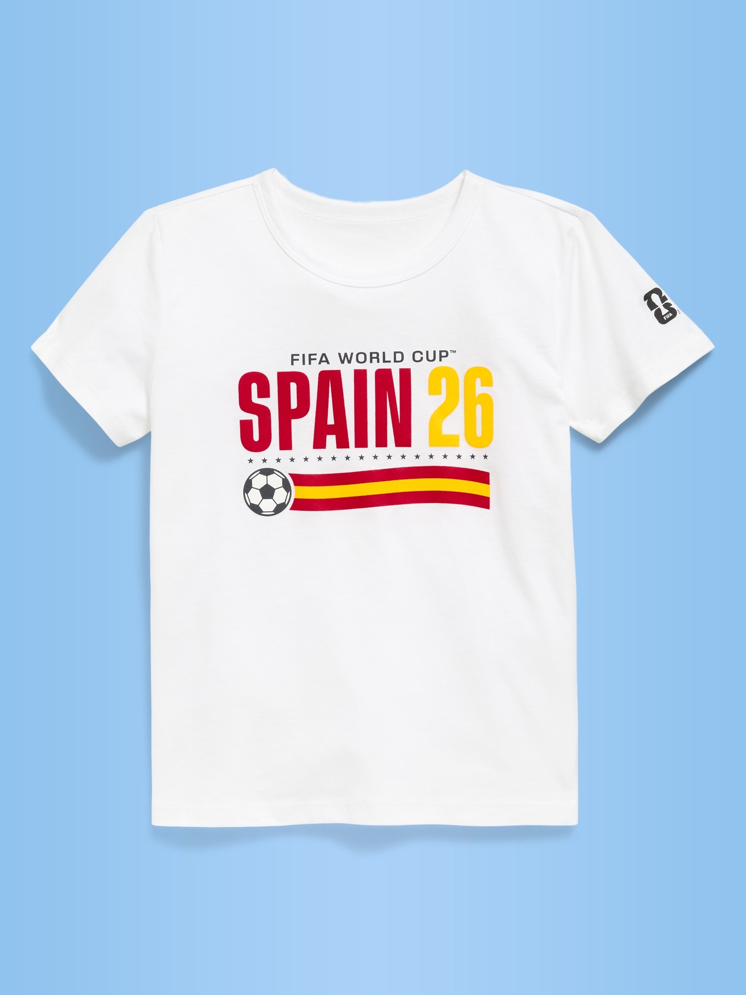 T-SHIRT À IMPRIMÉ DE LA COUPE DU MONDE DE LA FIFA 26™, ESPAGNE POUR FILLE