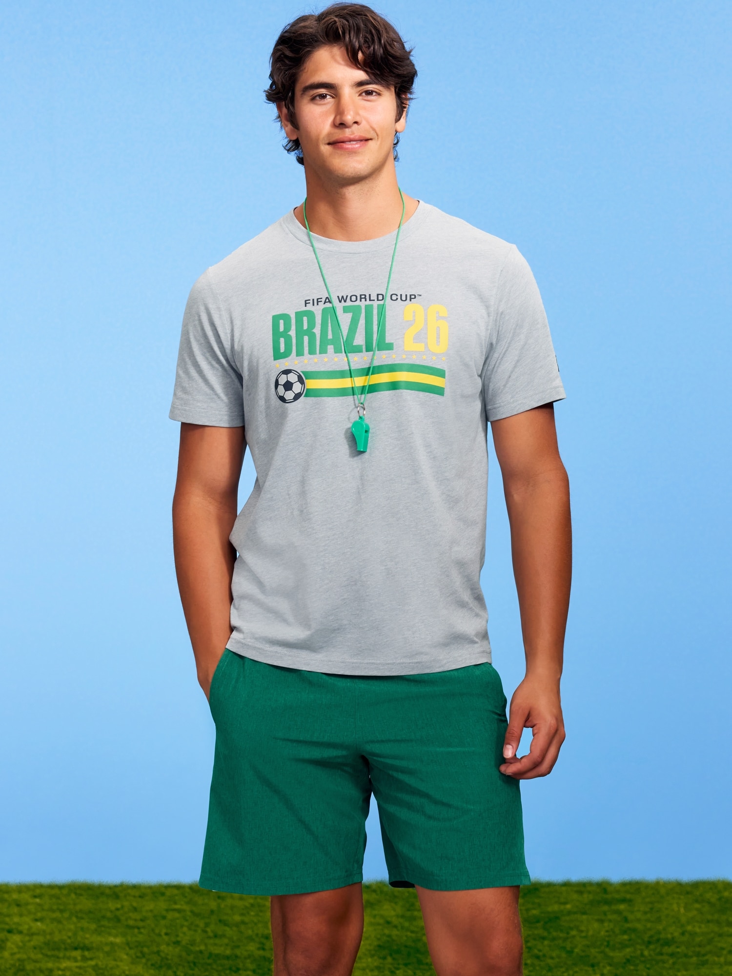 FIFA World Cup 26™ Brazil Graphic T-Shirt for Men