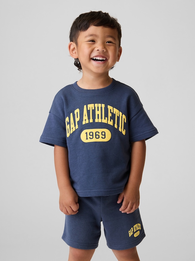 babyGap フレンチテリー 半袖 スウェットシャツ-0