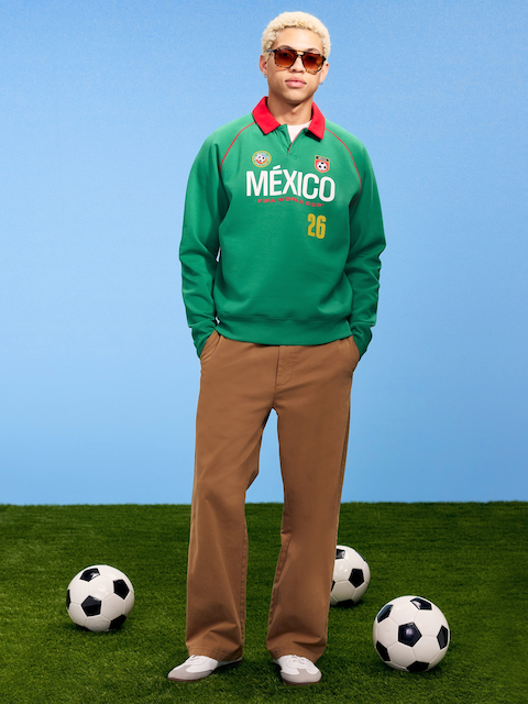 FIFA World Cup 26™ Mexico Dynamic Fleece Collared Graphic Sweatshirt for Men