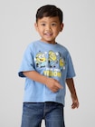 ミニオンズ オーバーサイズ グラフィックTシャツ (幼児・ベビー)-0