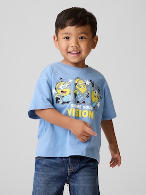 ミニオンズ オーバーサイズ グラフィックTシャツ (幼児・ベビー)