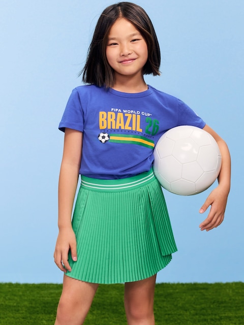 T-SHIRT À IMPRIMÉ DE LA COUPE DU MONDE DE LA FIFA 26™, BRÉSIL POUR FILLE