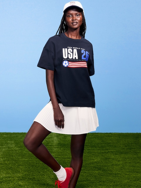 FIFA World Cup 26™ USA Vintage Crew-Neck T-Shirt for Women