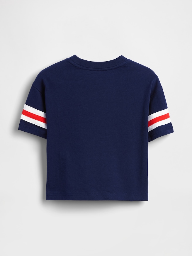 オーバーサイズ ブラナンベア バーシティスタイル グラフィック GAPロゴTシャツ (幼児・ベビー)-2